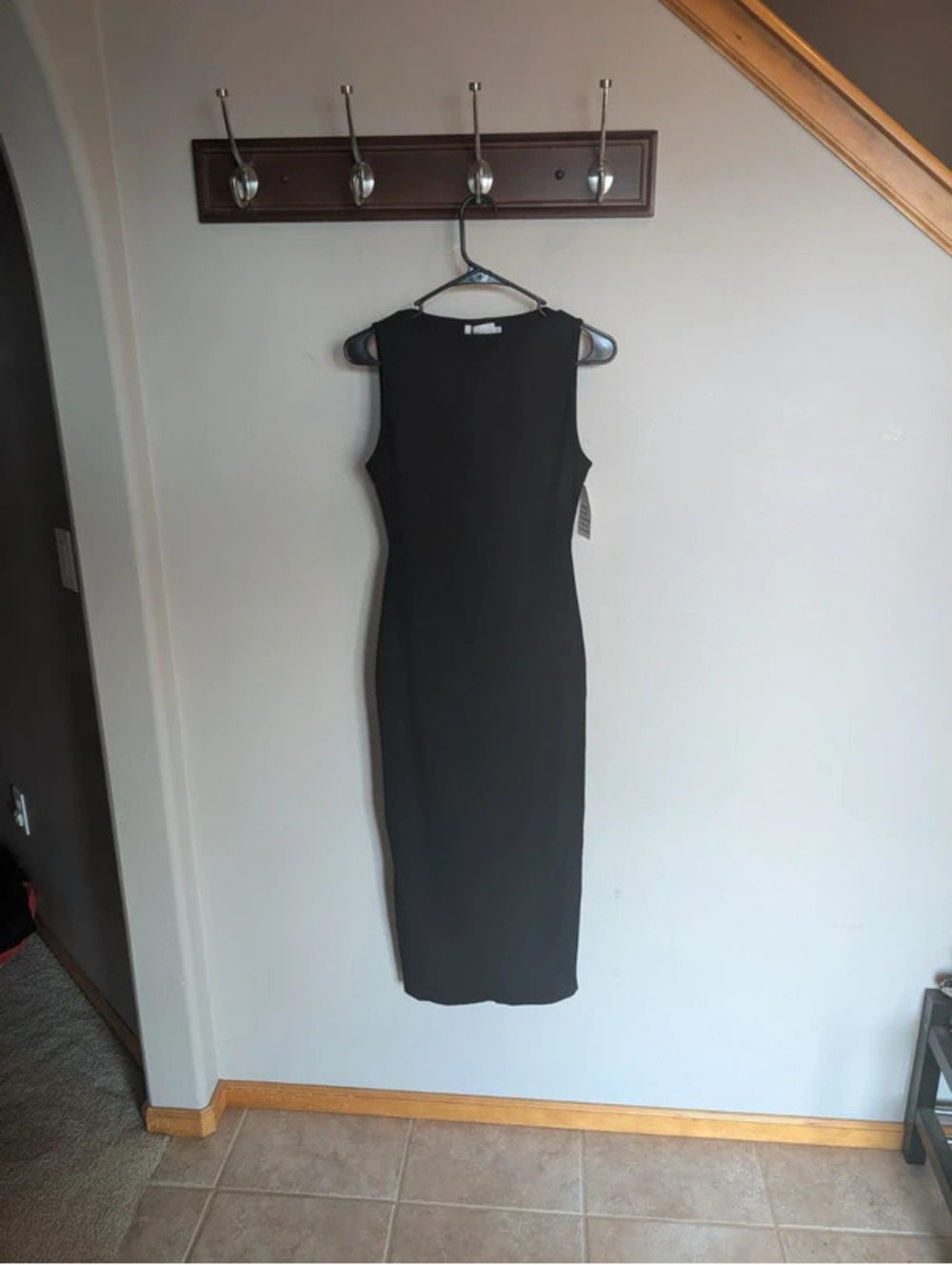 Bumpsuit NWT sculpting rib boat neck midi dress
